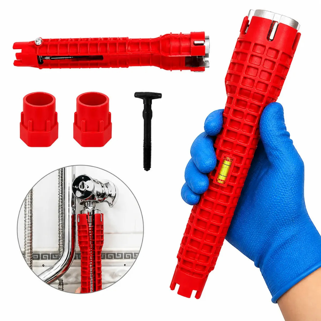 8em1 Chave Hidráulica Multifuncional Instalação Encanamento Instalador Profissional Com Nível