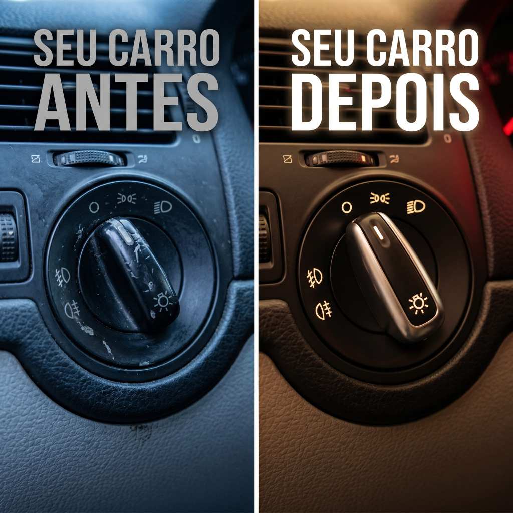 Botão Chave Luz Farol Neblina/milha Polo Beetle Golf Gol Jetta New Battle Voyage ENVIO IMEDIATO — imagem 2 de 2