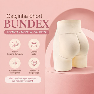 BUNDEX SHORT COM ENCHIMENTO BUMBUM