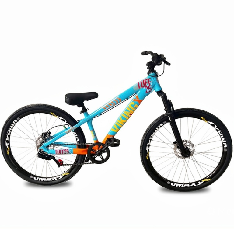 Bicicleta VikingX Tuff25 21V Roda Vmaxx Freio a Disco - Azul Laranja