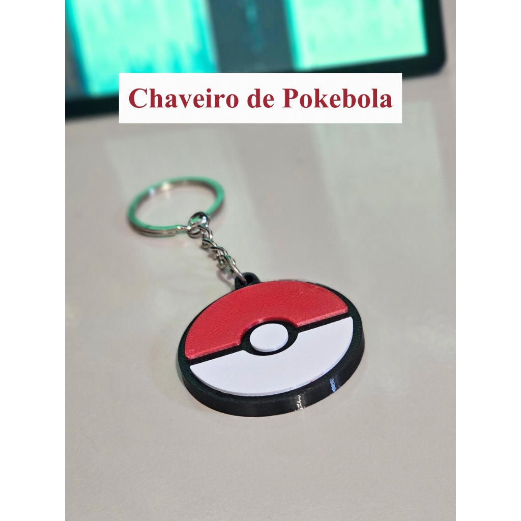 CHAVEIRO DE POKEBOLA – POKÉMON/ FOFO/ PARA BRINDES EM FESTAS, EVENTOS OU DE VENDAS