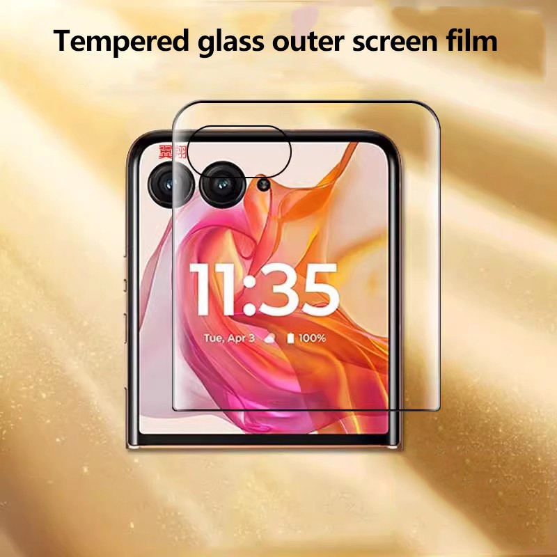 Pelicula Tela Vidro 3D Para Motorola Razr 40 50 60 70 Ultra Vidro Case 3D Protet