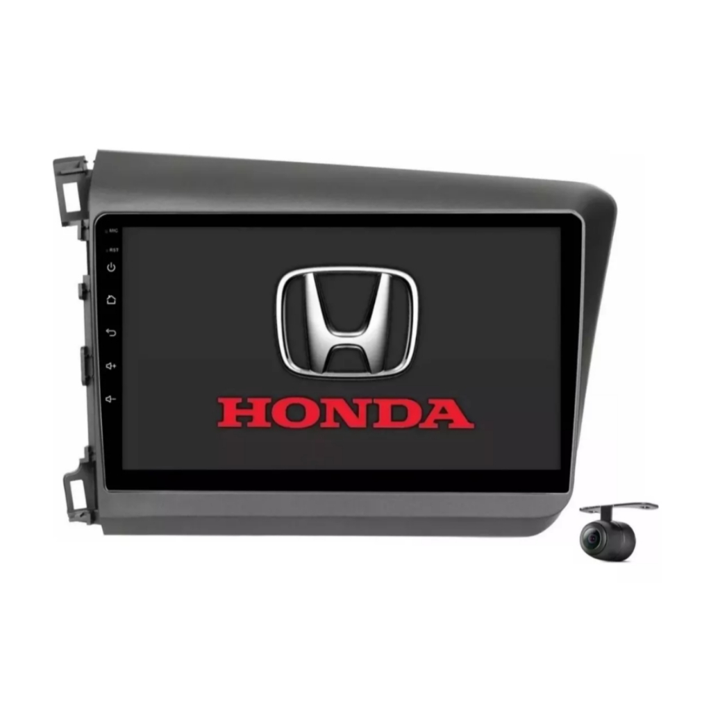 Central Multimídia Honda Civic 2008 Android CarPlay Android Auto GPS WiFi