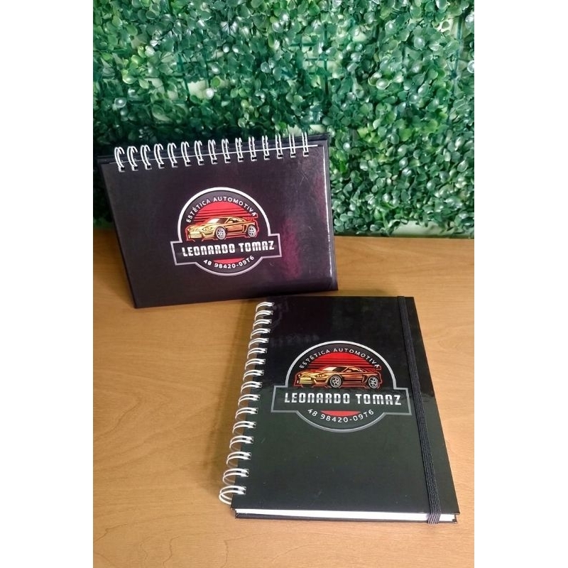 kit Calendário de Mesa e Agenda com Logo Personalizada Empresa/salão/Studio