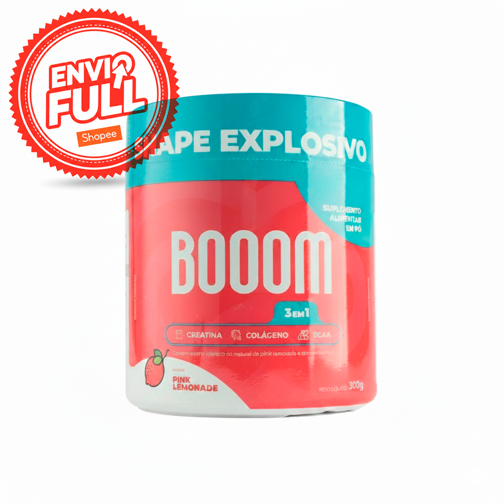 Creatina Big Monohidratada Boom -3 Em 1 C/colágeno E Bcaa Sabor