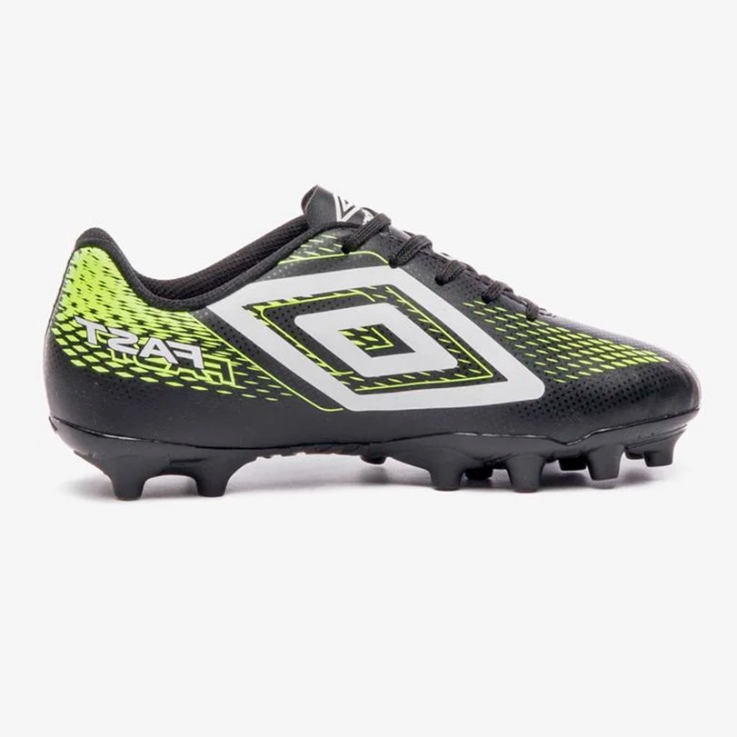 Chuteira Society Infantil Umbro Fast II Jr Original Futebol Campo Cravos Tração