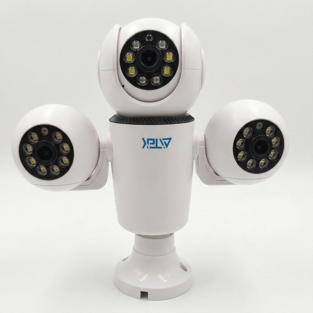 Câmera De Segurança Yoosee Externa Wifi Três Lentes Monitoramento Aitek SIGMA-1423