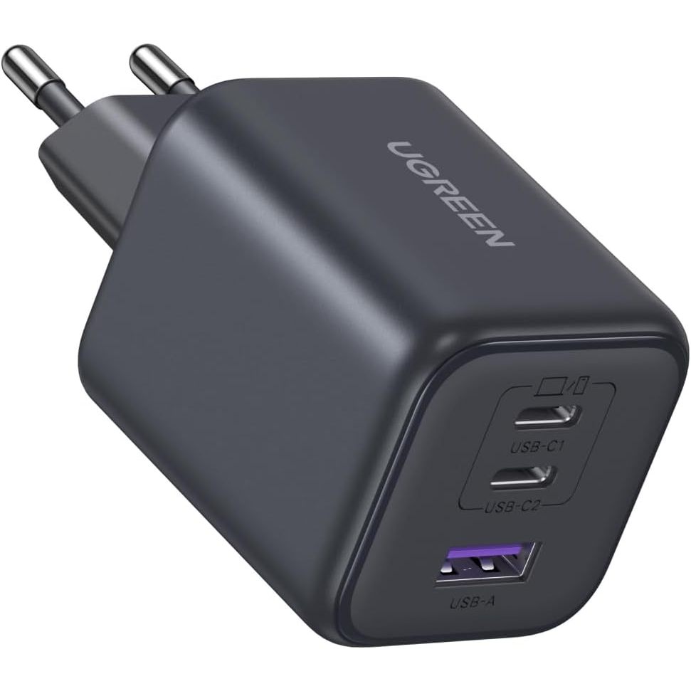 Ugreen Carregador rápido Nexode 45W GaN pd 3.0 pps compatível 30W 25W 20W Super 