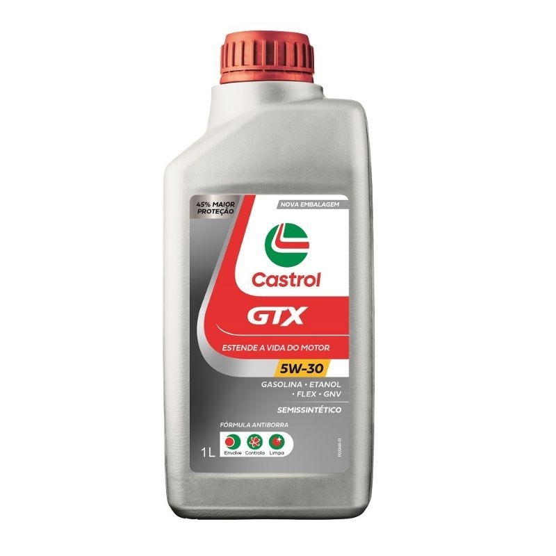 Óleo de Motor 5W30 Sn Gtx Ultraclean Semi Sintetico 1 Litro - CASTROl