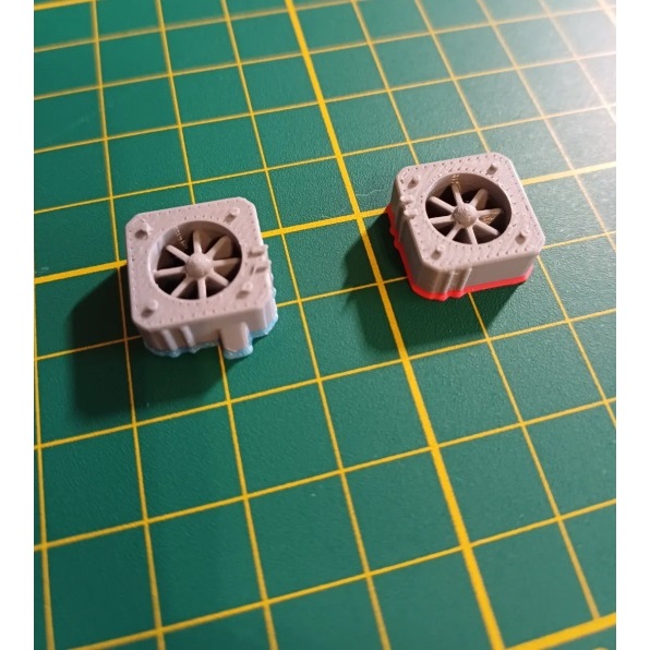 Nemesis Board Game - Kit Ventiladores - Entrada Corredor Tecnico