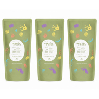 Kit Mamãe e Bebê Natura -  3 Unidades Refil Hidratante200 ml