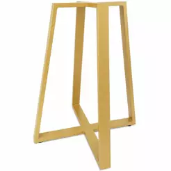 Base De Mesa Design Moderno Em Aço carbono P/ Tampos de Pedra Vidro Madeira Monaco *promoção*