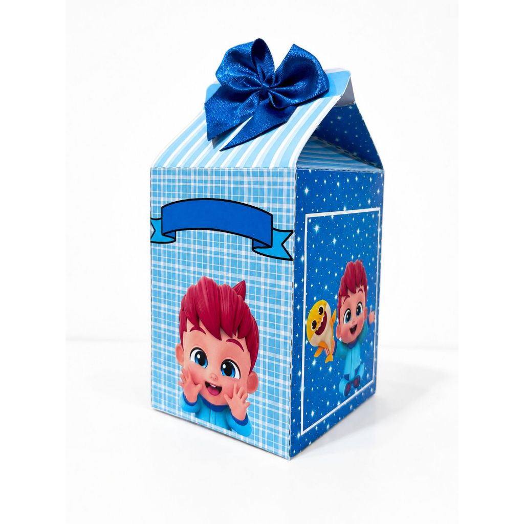 10 Caixa Milk- Bebe Finn - Lembrancinha Personalizada Infantil para Aniversario, Mesversario, Festas- Caixinhas