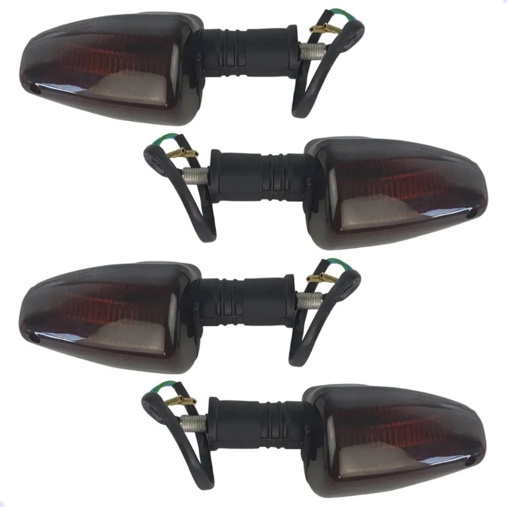 Jogo Completo Com 4 Pisca Dianteiro + Traseiro Falcon Nx 400 1999 Até 2015