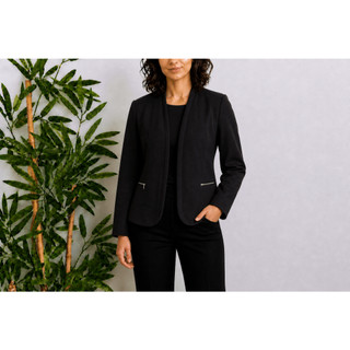 blazer social preto yessica