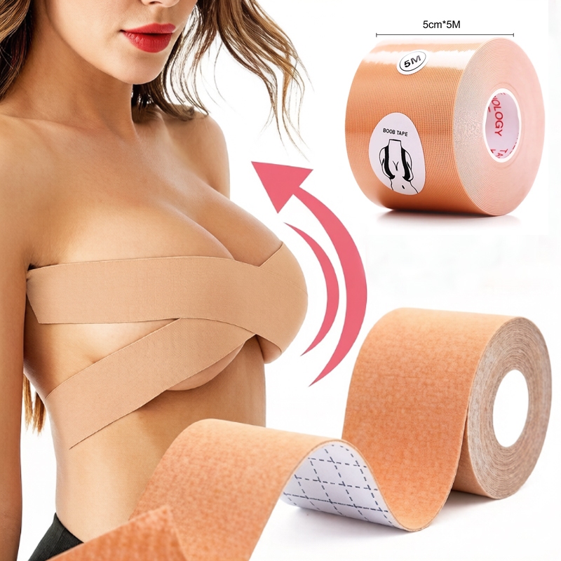 Sutiã Adesivo Fita Boob Taype levanta Seios BooB Up Invisível