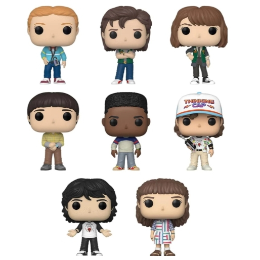 Bonecos Colecionáveis Stranger Things - Com Caixa Personalizada