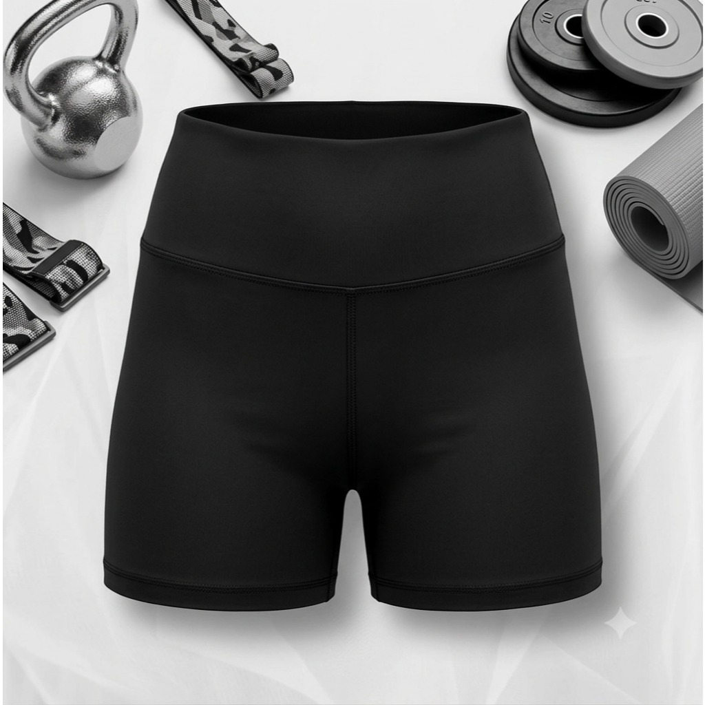 Short Academia Legging Esportivo Feminino Secagem Rápida Modeladora Empina o Bumbum