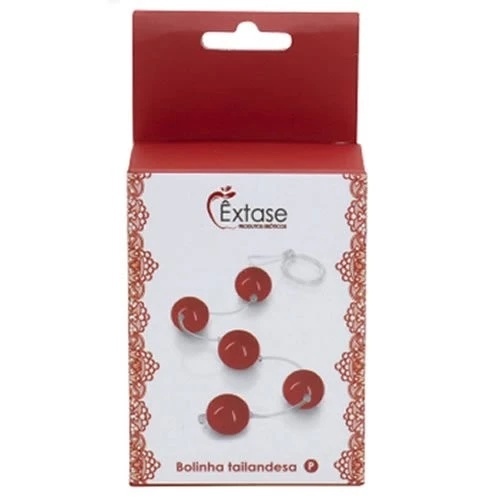 Pompoarismo Bolinhas Tailandesas em Acrílico com Corda em Silicone Êxtase SEX SHOP Produtos — imagem 2 de 2