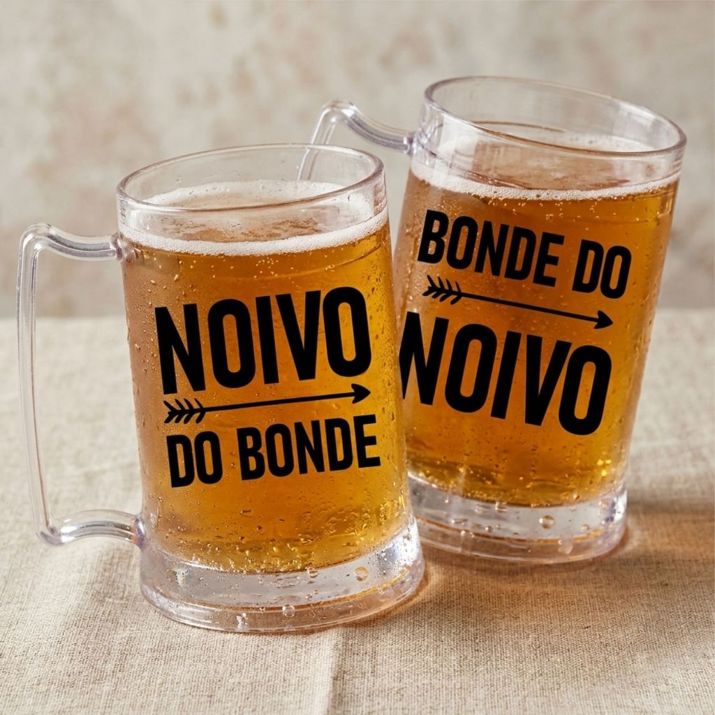 Canecas de gel bonde do noivo kit balada amigos do noivo despedida de solteiro