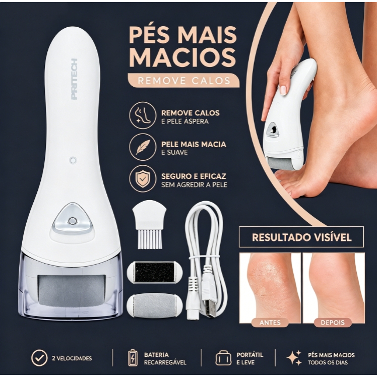 Lixador Para Pés Removedor Eletrônico Original Versátil 5W