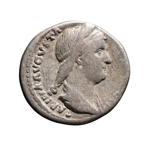 denário - Sabina, Augusta - Moeda do Império Romano (128–136/137 d.C.) - Roma sob o reinado de Adriano - c. 130-133 d.C
