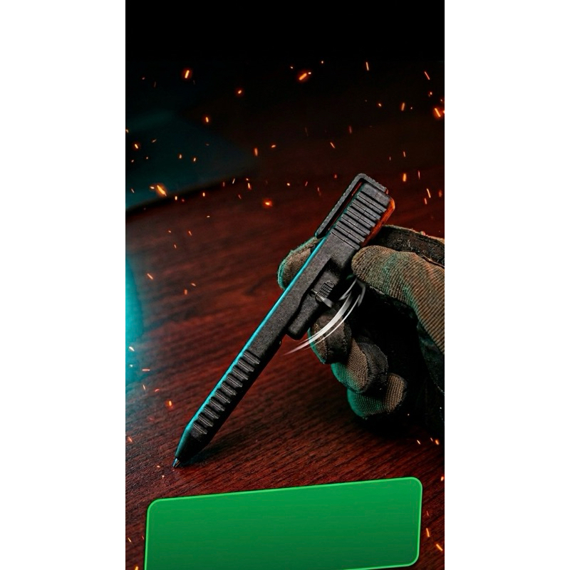 CANETA TÁTICA BOLT-ACTION AÇÃO DE FERROLHO