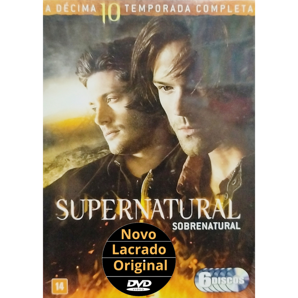 Box DVD Supernatural 10ª Temporada Completa e Original - (Prepare-se para episódios cheios de suspense, ação e emoção)