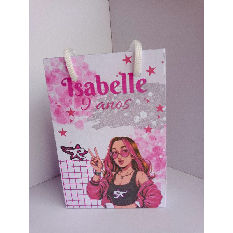 Sacolinha Emilly Vick | Dos Rosas  Personalizada |Vários Temas | Sacolinha | Lembrancinha | Mimos | Aniversário infantil