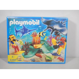 Playmobil 4488 Mergulhadores Na Barreira De Corais - Lacrado