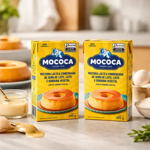 Kit 06 a 15 unidades Leite condensado Mococa Mistura lactea 395gr