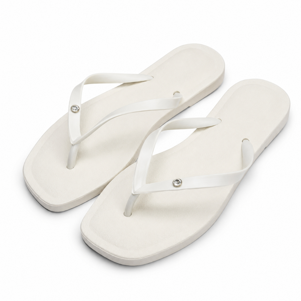 Chinelo Feminino Strass Pingo de Luz Microexpandido Leve Macio Confortável Dia a Dia