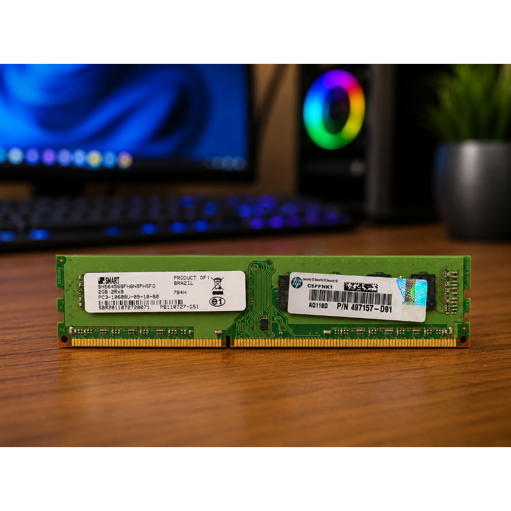 Memória RAM Smart 2GB DDR3 1333MHz PC3-10600U Desktop