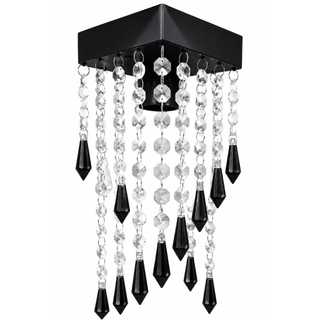 Lustre Luminária Plafon Preto Sala Quarto Cozinha Ch
