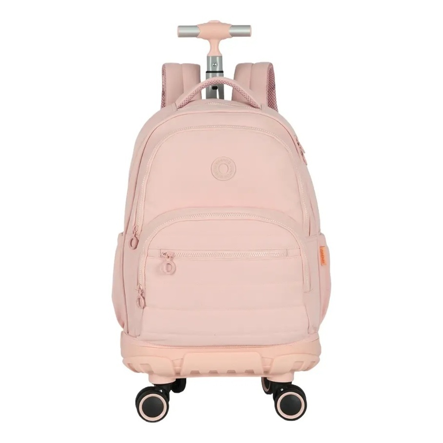 Mochila De Rodas Luxcel Giro 360 Up4you Mc49632up Salmão - Luxcel