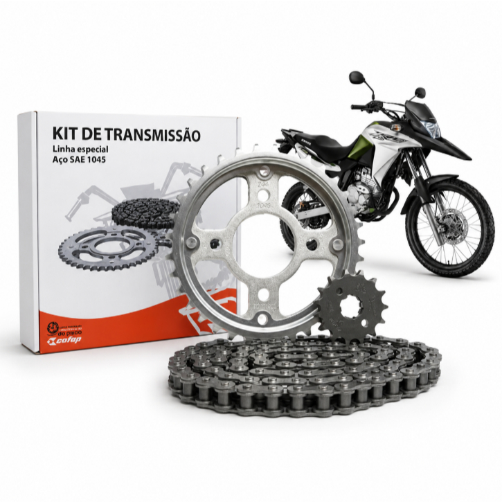 Kit Relação Tração Transmissão Honda Xre 300 Xre300 2009 à 2021 Original Cofap
