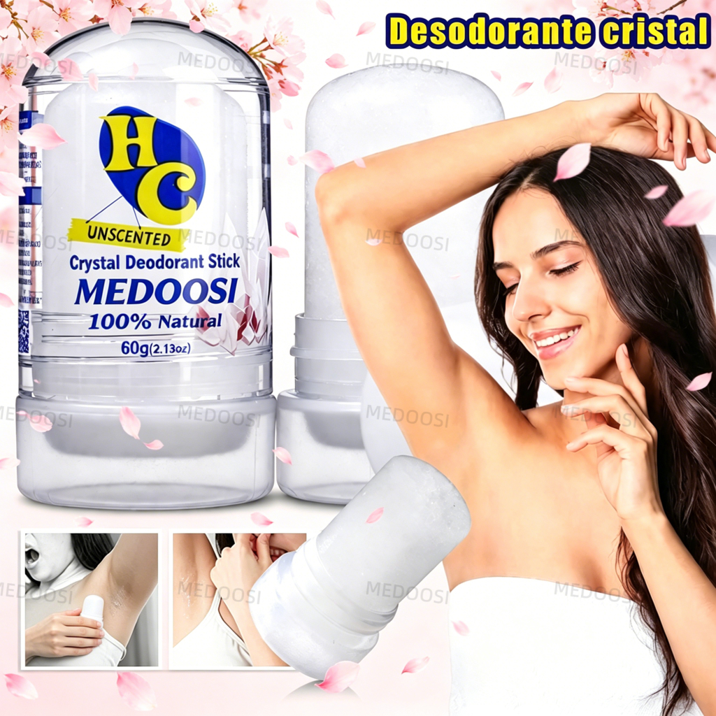 Desodorante Natural Cristal Pedra de Alumínio 60g