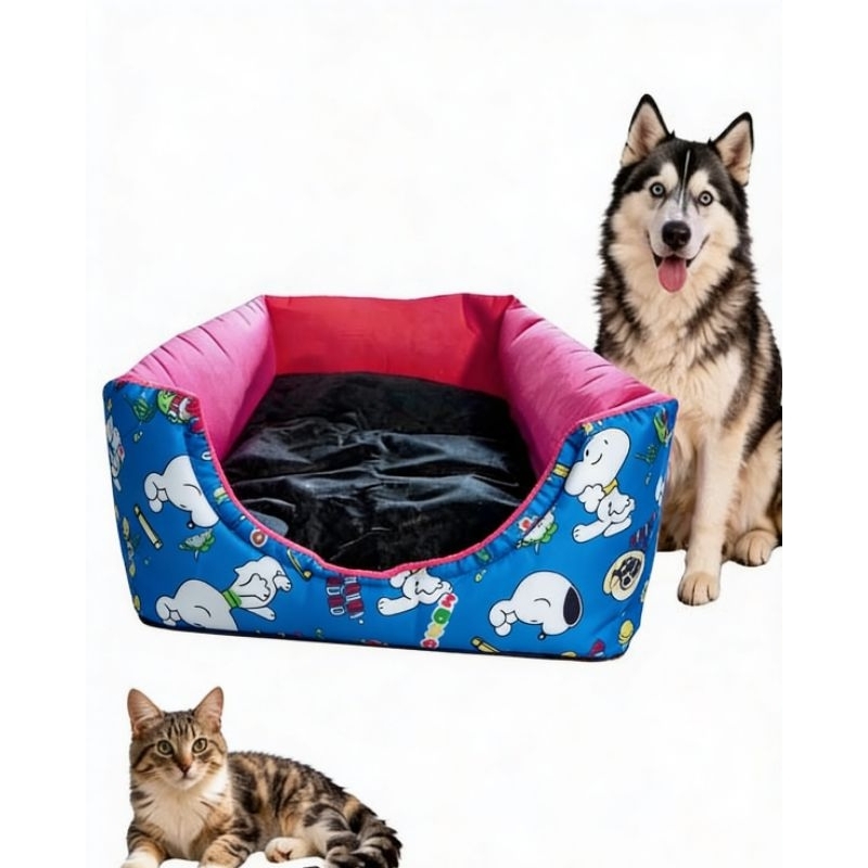 Cama para cachorro gato 2 em 1 toquinha casinha pet confortável frio e calor