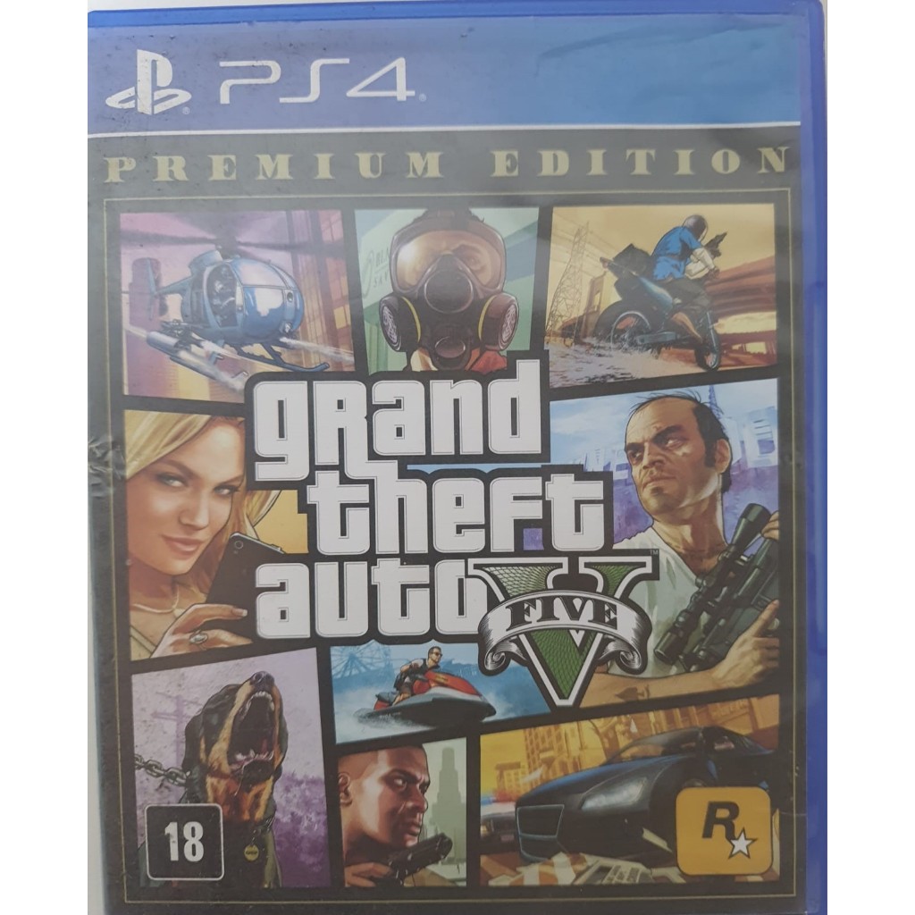 Jogo GTA 5 Premiun PS4