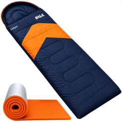 Kit Acampamento Saco Dormir Canyon Com Capuz + Isolante Térmico Proteção Antiumidade Camping Praia Pescaria Trilha Leve
