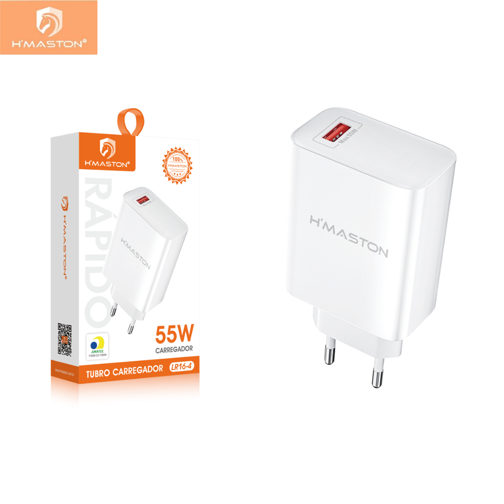 H'maston LR16 55W Carregado QC 1Port USB Super Rápido