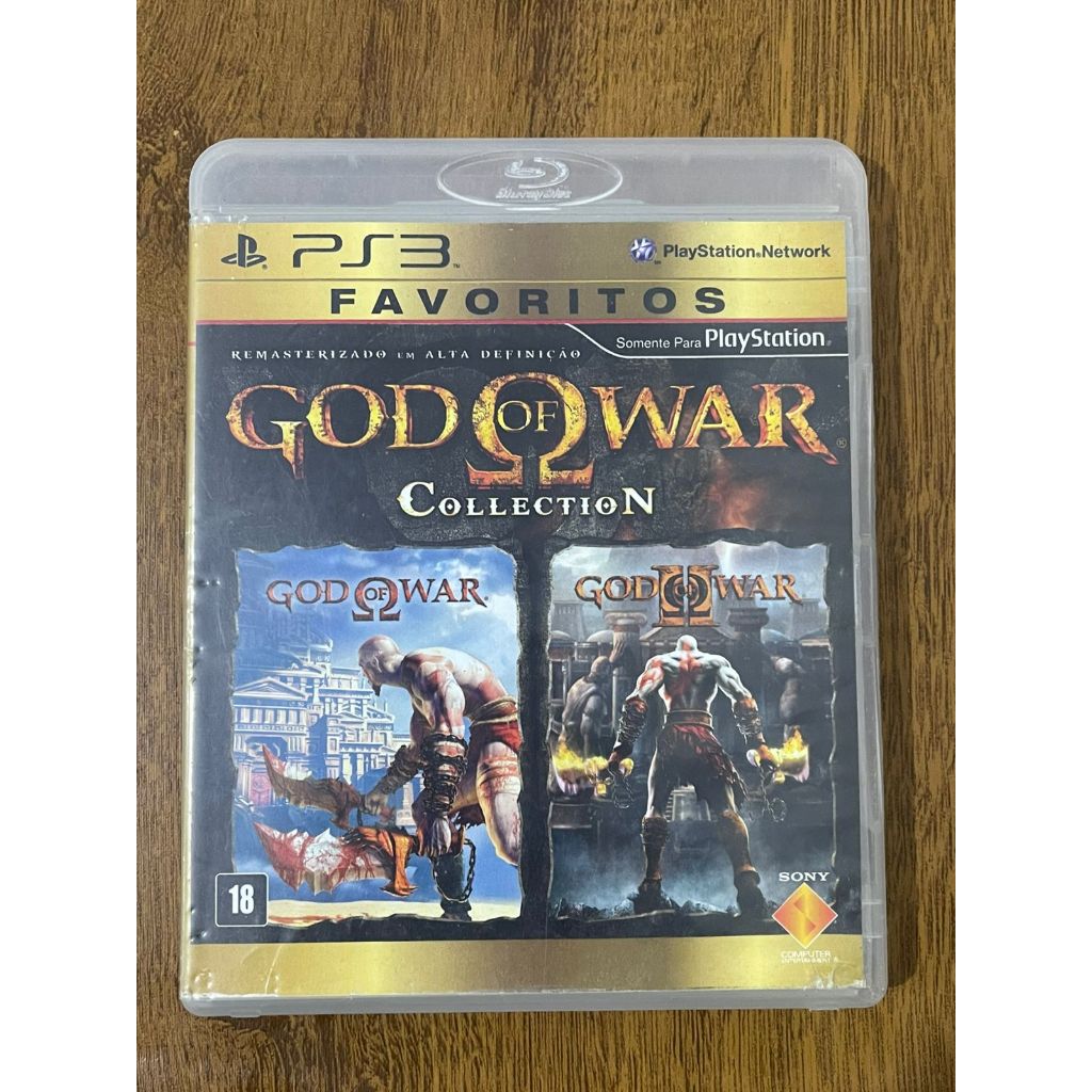 God Of War God 1 + 2 Collection Ps3 Midia Física Original