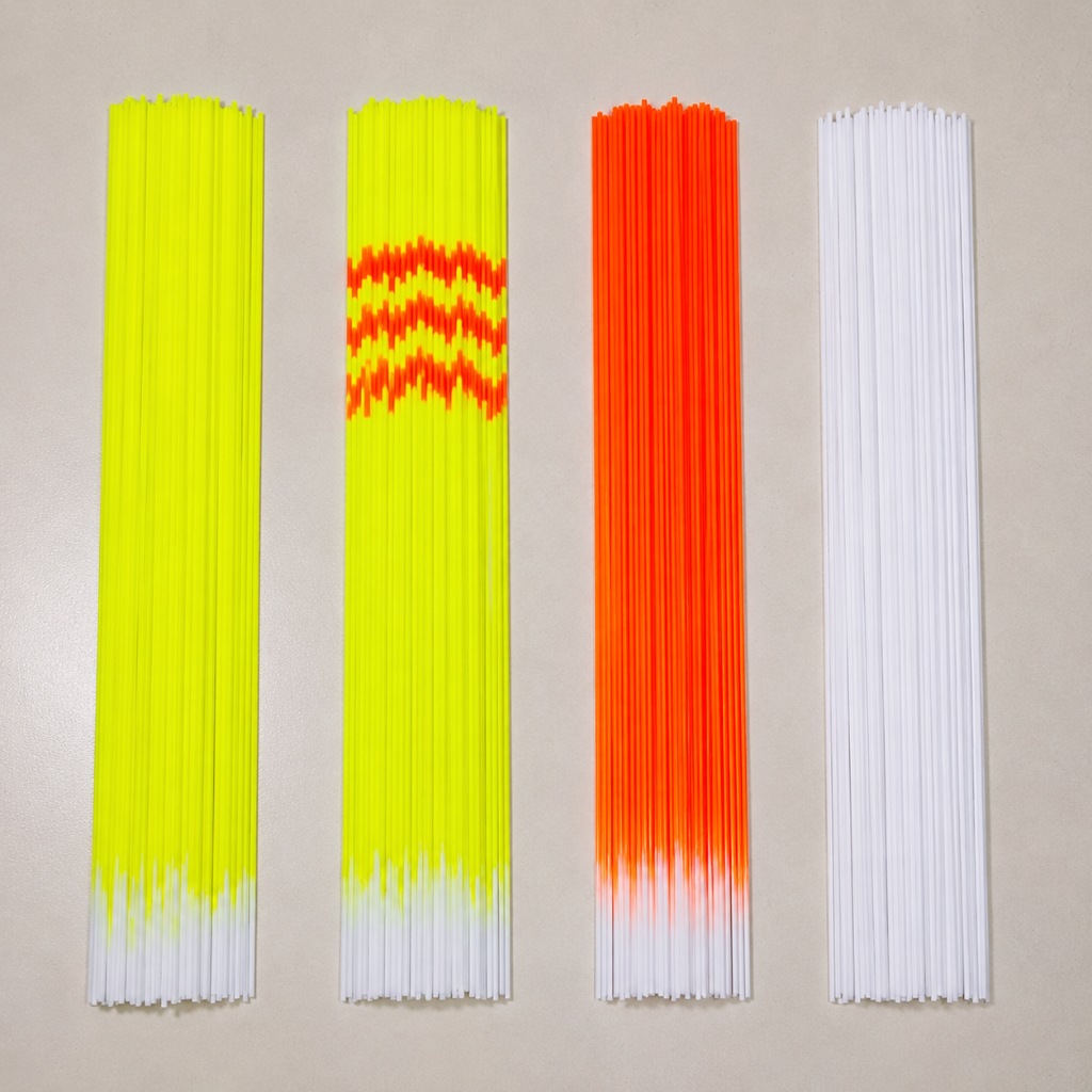 Vareta Fibra para Ponteira Inteligente kit 100 Unidades Cores Pesca Tilápia