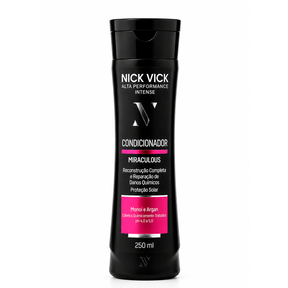 Condicionador Miraculous NICK VICK Alta Performance Reestruturador 250ml