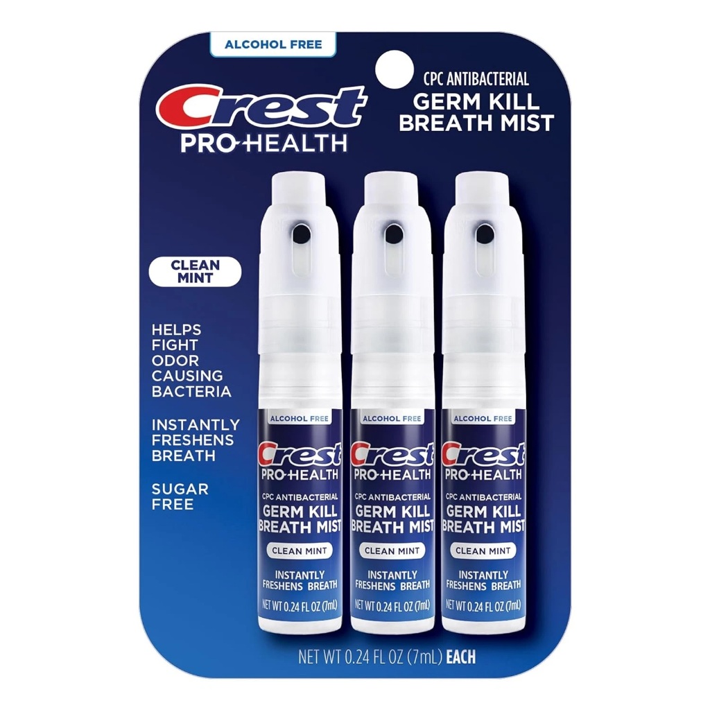 Crest Scope Kit com 3 Sprays de Hálito Refrescante de HORTELÃ IMPORTADO EUA