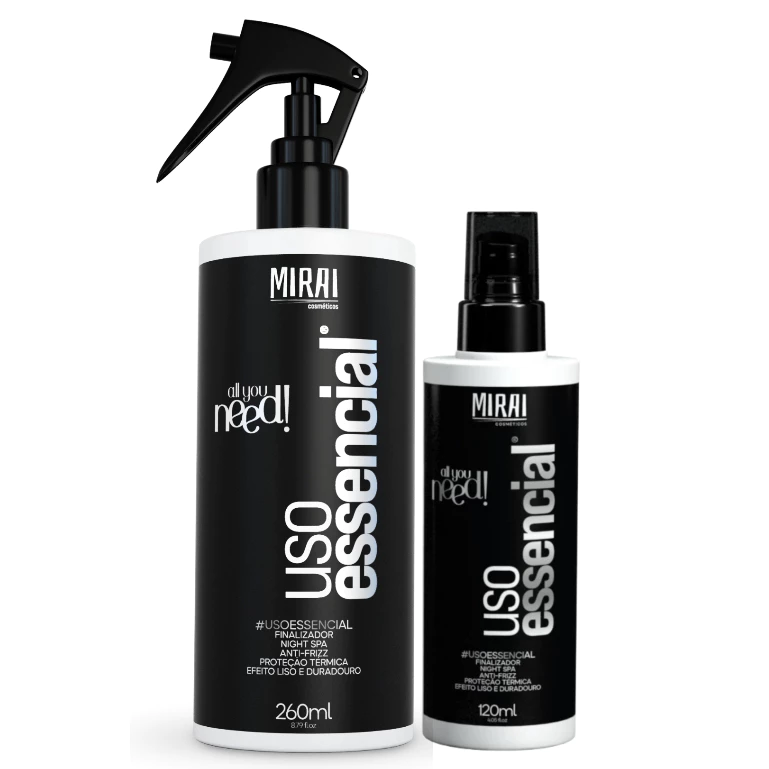 Finalizador Último Toque 260ml Mirai Leave-In Protetor Térmico Capilar Em Spray Reconstrutor — imagem 1