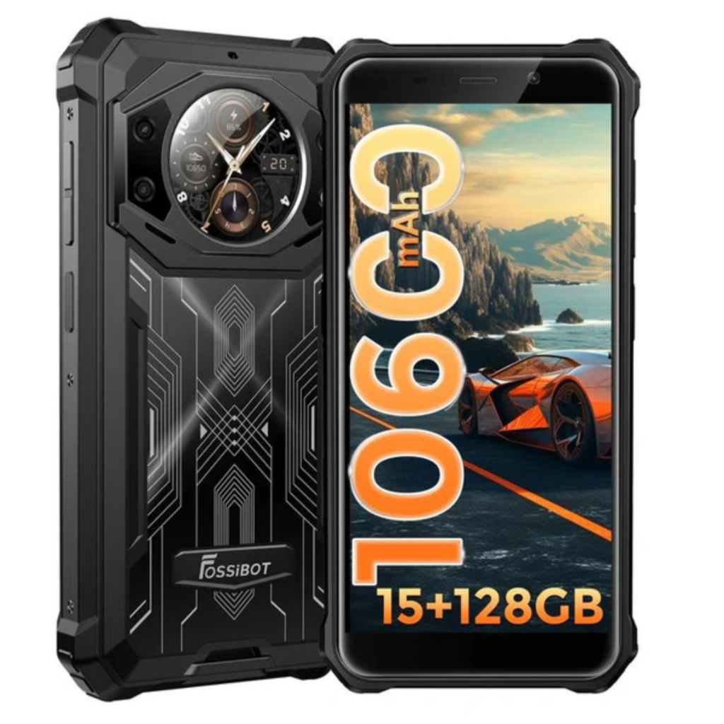 Smartphone FOSSiBOT F101 Pro – 128GB + 15GB RAM | Bateria 10.600mAh