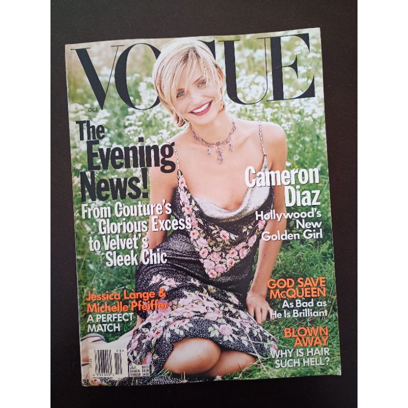 Revista Vogue Americana Cameron Diaz Michelle Pfeiffer
