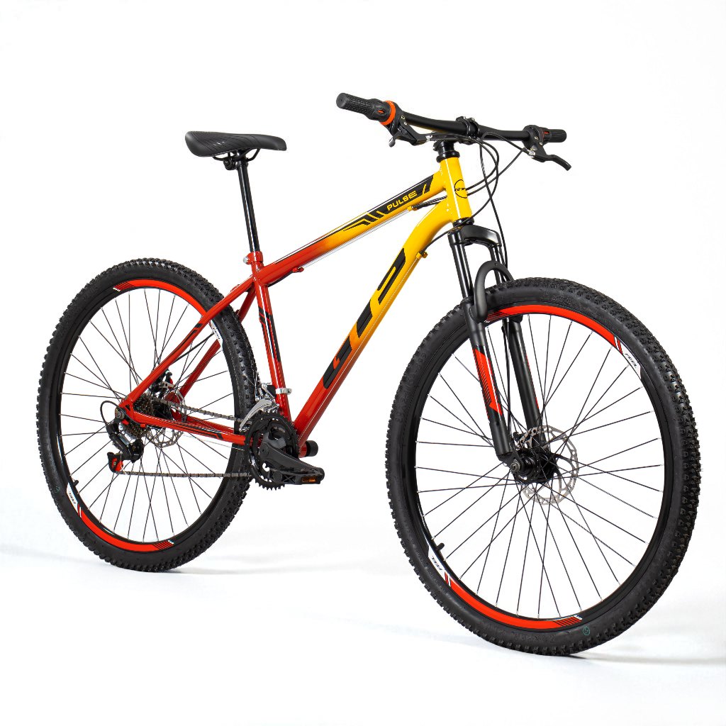 Bicicleta Aro 29 Aço Carbono Gts Pulse 24v Suspensão