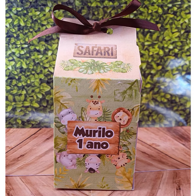 Kit 30 UNIDADES Caixinha MILK\ PIRAMIDE personalizada lembrancinha para festas, aniversario, infantil, chá de bebe.